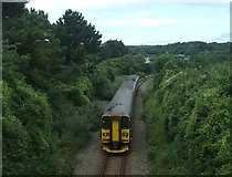 SW5436 : GWR train heading for St Ives by JThomas