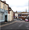 West along Church Street, Exmouth