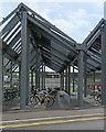 Bike sheds at Cambridge North