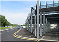 Cambridge North: bus and bicycles