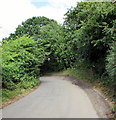 Bend in Nibley Lane, South Gloucestershire