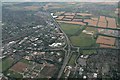 A10-A14 junction north of Cambridge: aerial 2017