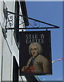 Sign for the Star & Garter, Falmouth