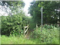 Bridge at the start of the footpath to Shipton