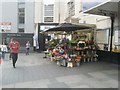 Flower stall outside Richmond Station