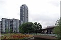 Ravensbourne and DLR at Deptford Bridge