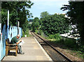 Waiting for a train, Falmouth Town Railway Station