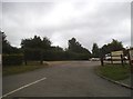 The entrance to Redbourn Golf Club