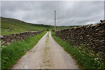 SD7770 : Crummack Lane towards Crummack House by Ian S