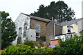 Rear of houses and former chapel in High Street, Abersychan