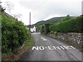 NO ENTRY on a side road, Govilon