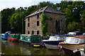 Former canal warehouse at Govilon Wharf