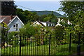 Houses below the canal at Govilon