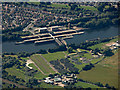 Irlam Locks from the air