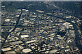 Village and Trafford Park from the air