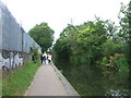 Path beside the Worcester and Birmingham Canal