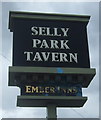 Sign for the Selly Park Tavern