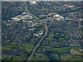 Woodhouse Green and Failsworth from the air