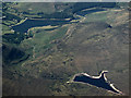 SE0301 : Three reservoirs on Saddleworth Moor from the air by Thomas Nugent