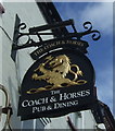 Sign for the Coach & Horses, Worcester