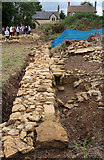 SK8329 : Croxton Kerrial 12thC Medieval Manor House: excavations (4) by Kate Jewell