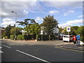 Finchley Road at the junction of Corringham Road