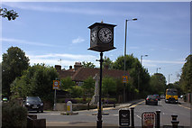 TQ2953 : Merstham clock by Robert Eva