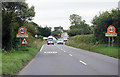 Entering Horns Cross on the A39