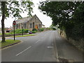 Quakers Lane in Rawdon at its junction with Park Road