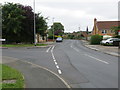 Hall Lane in Horsforth at its junction with West End Rise