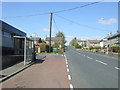 Bus stop and shelter on Duns Road, Greenlaw