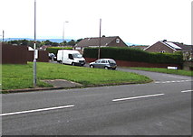 ST3190 : Shelterless bus stop, Pilton Vale, Newport by Jaggery