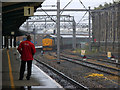 Barrow train leaving Carlisle