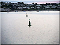 SW8332 : Castle Marker Buoy and St Mawes Bay by David Dixon