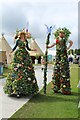 SJ7581 : Stilt walkers at the 2017 RHS Flower Show Tatton by Richard Hoare