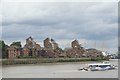 View of flats on Saunders Ness Road from Greenwich Riverside