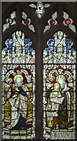 TL2966 : St Mary Magdalene, Hilton - Stained glass window by John Salmon