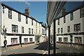 Reflection in shop window, Totnes