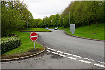 SK2400 : Exit road from Tamworth Services by Bill Boaden