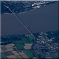 The Humber Bridge from the air