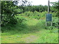 Path used by The Jubilee walk at Druids Temple