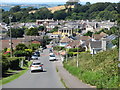 Windmill Hill road descending towards the centre of Portaferry