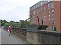 Benalder Street Bridge and West Village building