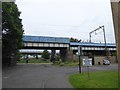 NS5566 : Railway bridge over Ferry Road by David Smith