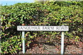 Sanquhar Farm Road Sign, Ayr
