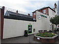 New Street public area near the corner of High Street, Honiton