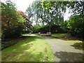NJ9105 : Path around Johnston Park gardens by Stanley Howe