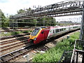 Train passes Crewe North Junction