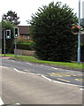 Traffic visibility mirror, Hereford Road, Mardy