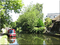 TQ0483 : The Grand Union Canal north of the Rockingham Road bridge (no.186) by Mike Quinn
